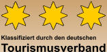 Klassifiziert durch den deutschen Tourismusverband